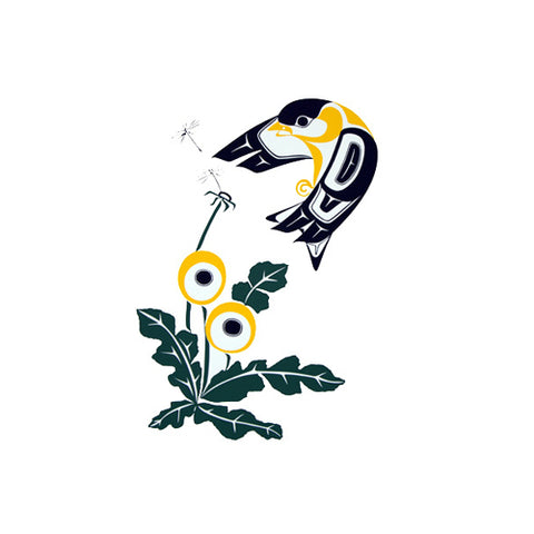 Haida Goldfinch by Glen Rabena