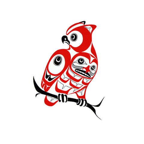 Haida Owl Print by Glen Rabena