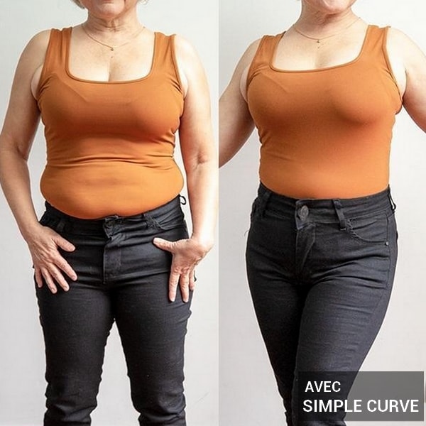 culotte gainante-culotte gaine-culotte ventre plat-culotte amincissante-simple curve-avant après