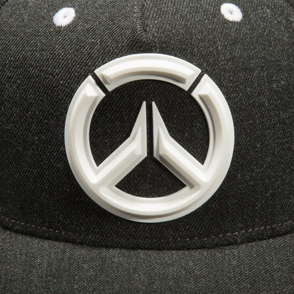 JINX Overwatch Sonic Snapback Baseball Hat Gray One Size 