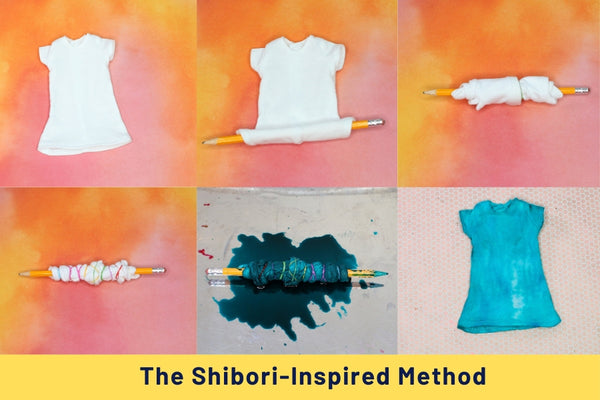 Shibori Inspired Tie Dye Technique Tutorial