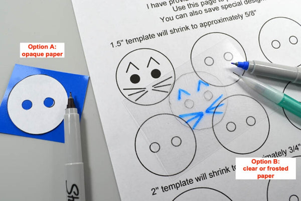 Make Your Own Buttons With Shrink Paper