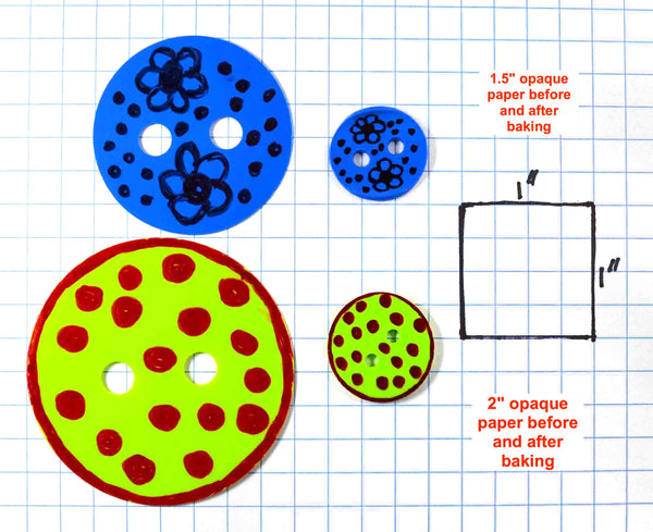 Make Your Own Buttons With Shrink Paper