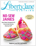 No-Sew Janes Shoe Pattern For 18-inch dolls
