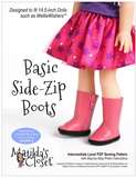 Basic Side-Zip Boots for 14.5-inch dolls