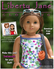 FREE Swimsuit Pattern For 18-inch dolls and more
