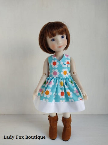 Lady Fox Boutique Siblies Summer Walk Dress Pattern For 12" Siblies Dolls larougetdelisle