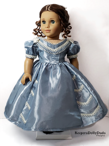 Keepers Dolly Duds Designs 18 Inch Historical Meg's Ball Gown 18" Doll Clothes Pattern larougetdelisle