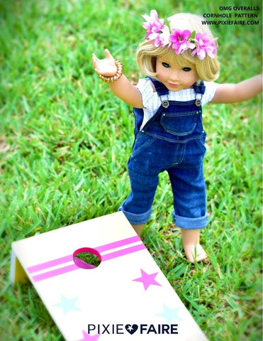 Lilie Stone 18 Inch Modern American Cornhole Classic 18" Doll Accessories larougetdelisle