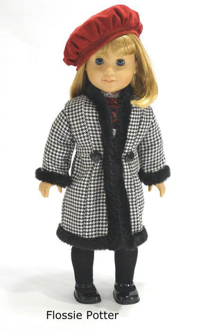 Flossie Potter 18 Inch Historical '70s Triple Play Coats 18" Doll Clothes Pattern larougetdelisle