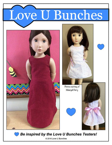 Love U Bunches A Girl For All Time Polka Dot Party Dress for AGAT Dolls larougetdelisle