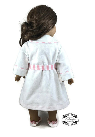 Crabapples 18 Inch Modern Pajama Party Bathrobes 18" Doll Clothes Pattern larougetdelisle
