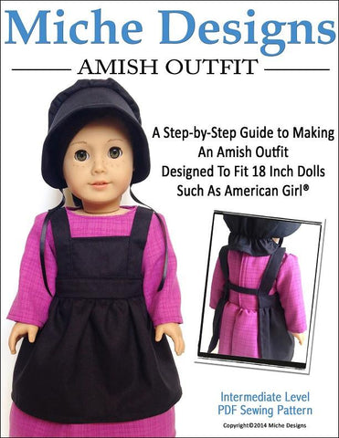 Miche Designs 18 Inch Historical Amish Outfit 18" Doll Clothes larougetdelisle