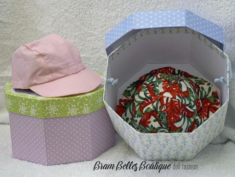 Brambelles boutique 18 Inch Modern Honey's Hat Boxes Doll Accessories larougetdelisle
