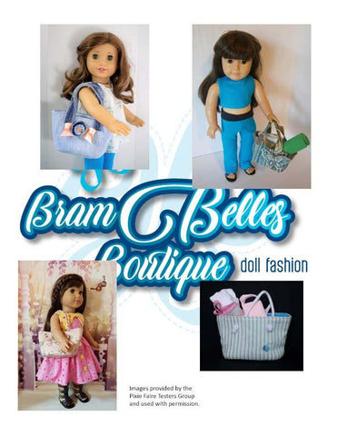Brambelles boutique 18 Inch Modern Celeste Tote Bag 18" Doll Accessories larougetdelisle