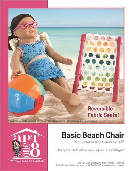 american girl doll beach chair