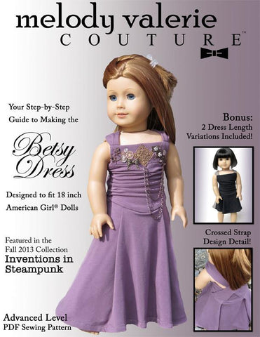 Melody Valerie Couture 18 Inch Modern Betsy Dress 18" Doll Clothes larougetdelisle