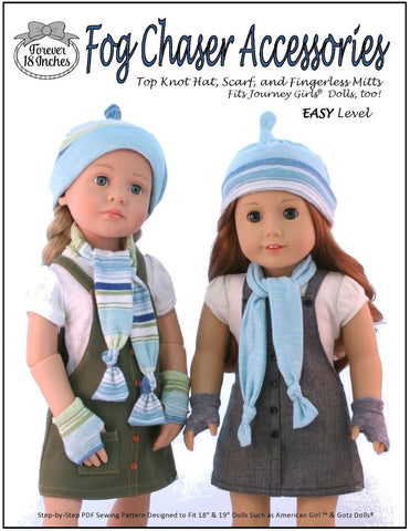 Forever 18 Inches 18 Inch Modern Fog Chaser Accessories 18-19" Doll Clothes Pattern larougetdelisle