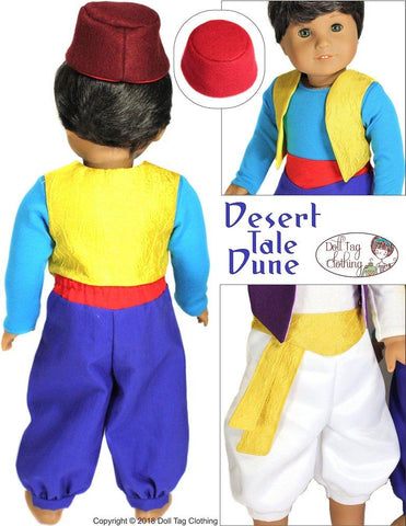 Doll Tag Clothing 18 Inch Modern Desert Tale Dune 18" Doll Clothes Pattern larougetdelisle