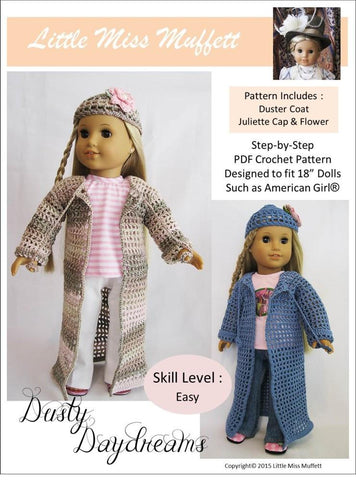 Little Miss Muffett Crochet Dusty Daydreams Crochet Pattern larougetdelisle