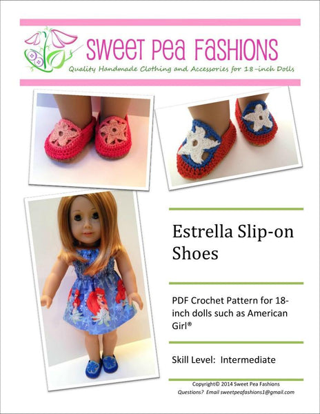 crochet american girl doll shoes