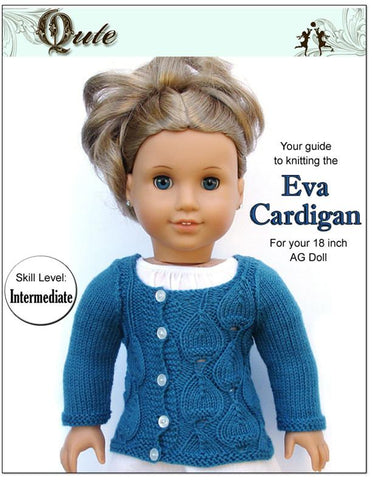 Qute Knitting Eva Cardigan Knitting Pattern larougetdelisle