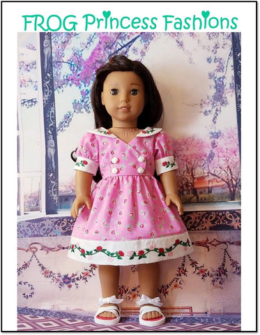 Frog Princess Fashions 18 Inch Modern Charm School Dress 18" Doll Clothes Pattern larougetdelisle