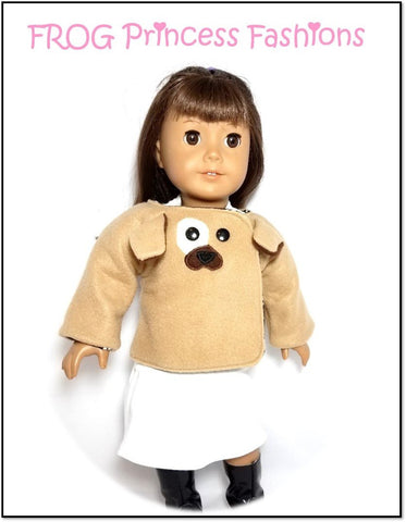 Frog Princess Fashions 18 Inch Modern St Francis Jacket 18" Doll Clothes Pattern larougetdelisle