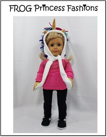 Frog Princess Fashions 18 Inch Modern Super Scoodie 18" Doll Clothes Pattern larougetdelisle