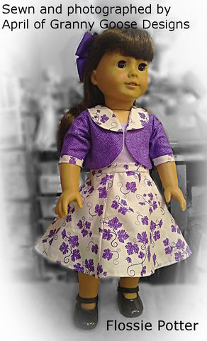 Flossie Potter 18 Inch Historical 1950s Department Store 18" Doll Clothes Pattern larougetdelisle
