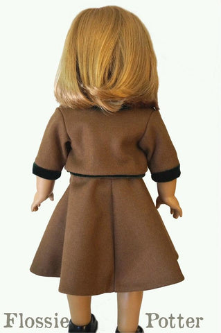 Flossie Potter 18 Inch Historical 1950s Department Store 18" Doll Clothes Pattern larougetdelisle