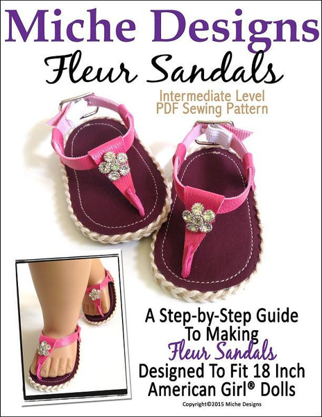 18 inch doll shoes pattern