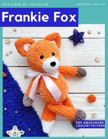 Plushico Amigurumi Frankie Fox Amigurumi Crochet Pattern larougetdelisle