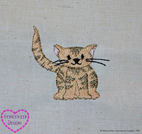 Genniewren Machine Embroidery Design Free Kitten Machine Embroidery Design larougetdelisle