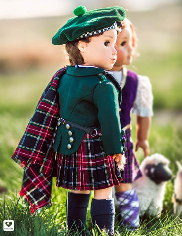 Genniewren 18 Inch Modern Highland Accessories 18" Doll Clothes Pattern larougetdelisle