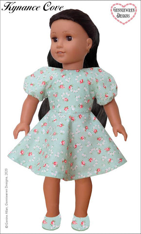 Genniewren 18 Inch Modern Kynance Cove Dress 18" Doll Clothes larougetdelisle