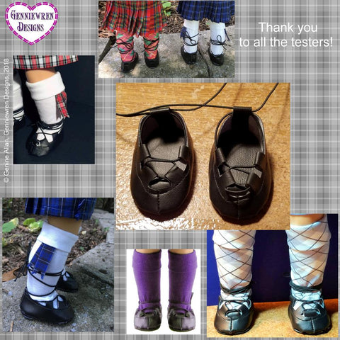 Genniewren 18 Inch Modern Unisex Highland Bundle 18" Doll Clothes Pattern larougetdelisle