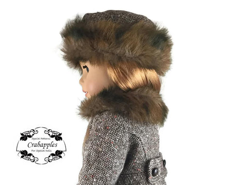 Crabapples 18 Inch Modern Classic Hats 18" Doll Clothes Pattern larougetdelisle