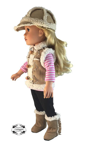 Crabapples Journey Girl Chilly Morning Vest Pattern for Journey Girls Dolls larougetdelisle