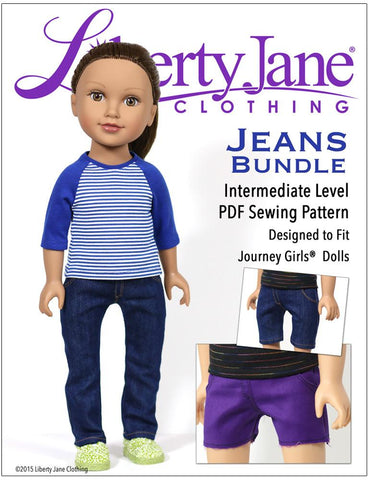 Liberty Jane Journey Girl Jeans Bundle for Journey Girls Dolls larougetdelisle