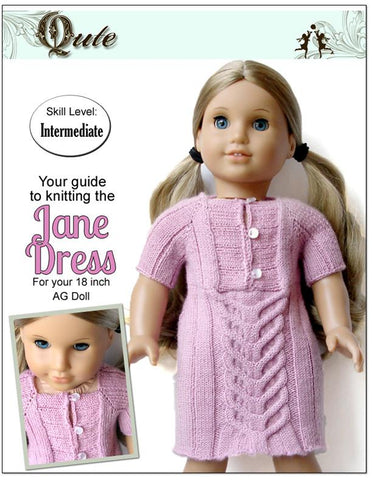 Qute Knitting Jane Dress Knitting Pattern larougetdelisle