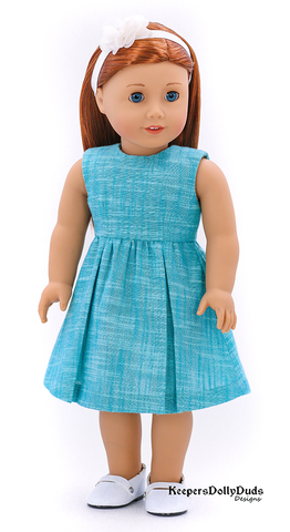 Keepers Dolly Duds Designs 18 Inch Modern Church Tea Dress 18 inch Doll Clothes Pattern larougetdelisle