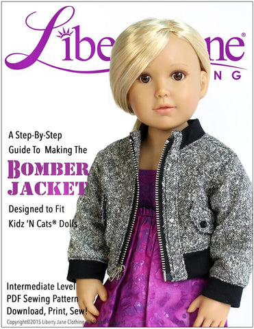 Liberty Jane Kidz n Cats Bomber Jacket  For Kidz N Cats Dolls larougetdelisle