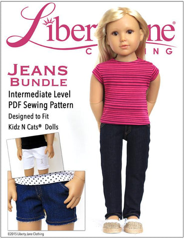 Liberty Jane Kidz n Cats Jeans Bundle for Kidz N Cats Dolls larougetdelisle