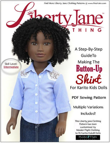 http://www.pixiefaire.com/collections/karito-kids-dolls/products/button-up-shirt-karito-kids-dolls