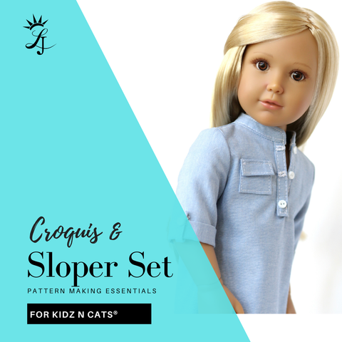 LJ Course Classes Croquis and Sloper Set - Kidz N Cats larougetdelisle