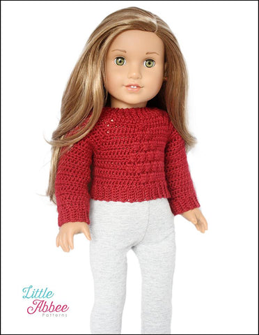 Little Abbee Crochet Christmas Sweater Crochet Pattern larougetdelisle