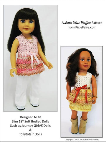 Little Miss Muffett Journey Girl Whispering Winds Crochet Pattern for Journey Girls Dolls larougetdelisle