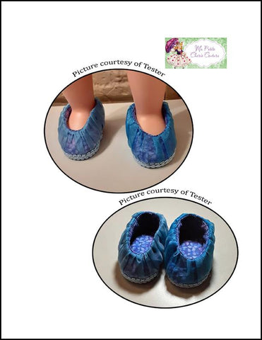 Mon Petite Cherie Couture Shoes Amethyst Shoe 18" Doll Shoes larougetdelisle