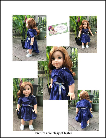 Mon Petite Cherie Couture 18 Inch Modern Bright Sapphire 18" Doll Clothes Pattern larougetdelisle